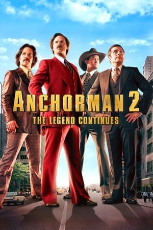《Anchorman 2: The Legend Continues》海報