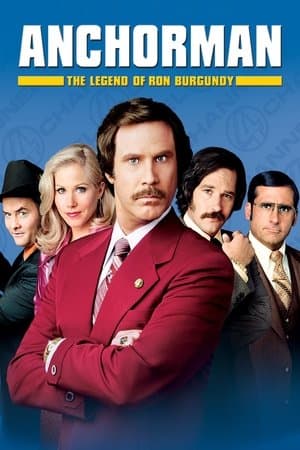 《Anchorman: The Legend of Ron Burgundy》海報